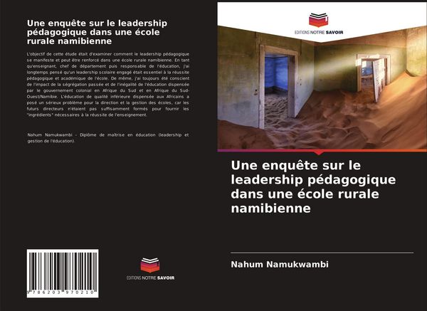Produktbild: Une enqu&ecirc;te sur le leadership p&eacute;dagogique dans une &eacute;cole rurale namibienne