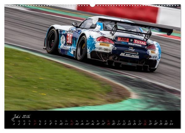Produktbild: EMOTIONS ON THE GRID - Blancpain Endurance Series N&uuml;rburgring (Wandkalender 2026 DIN A2 quer), CALVENDO Monatskalender