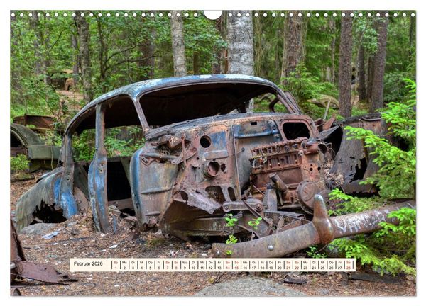 Produktbild: Autowracks - Verlorener Glanz 2026 (Wandkalender 2026 DIN A3 quer), CALVENDO Monatskalender