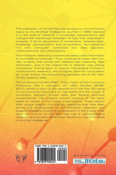 Produktbild: Nonmonotonic Reasoning. Essays Celebrating Its 30th Anniversary
