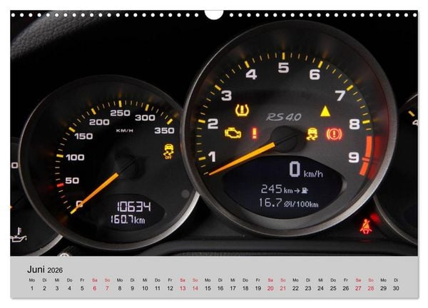 Produktbild: Porsche GT3RS 4,0 (Wandkalender 2026 DIN A3 quer), CALVENDO Monatskalender
