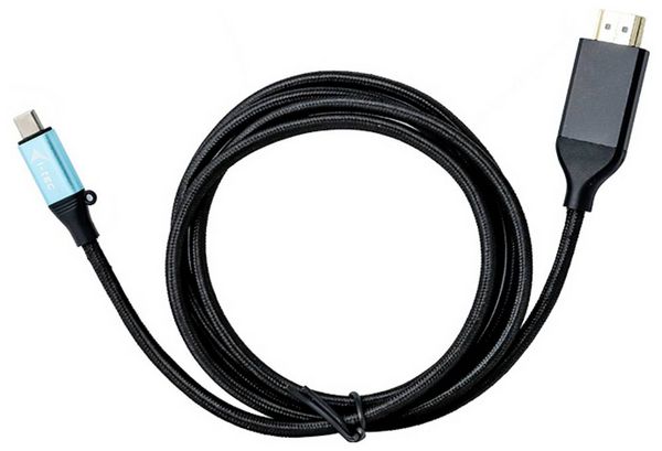Produktbild: i-tec Anschlusskabel USB-C&reg; Stecker, HDMI-A Stecker 1.5 m Schwarz C31CBLHDMI60HZ USB-C&reg;-Displaykabel