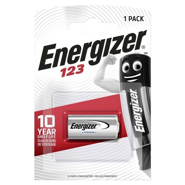 Produktbild: Energizer CR123 Fotobatterie CR-123A Lithium 1500 mAh 3 V 1 St.
