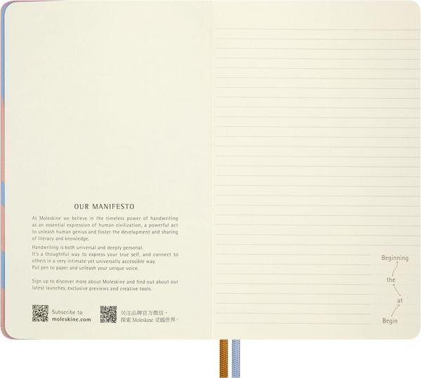 Produktbild: Moleskine Alice im Wunderland Notizbuch limitierte Ausgabe, L/A5, liniert, fester Einband