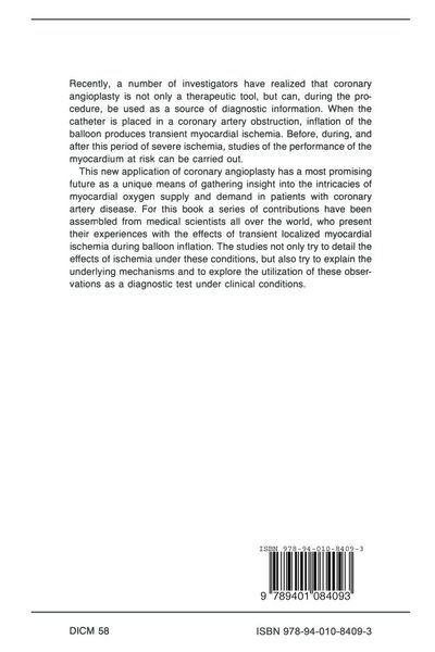 Produktbild: Coronary Angioplasty: A Controlled Model for Ischemia