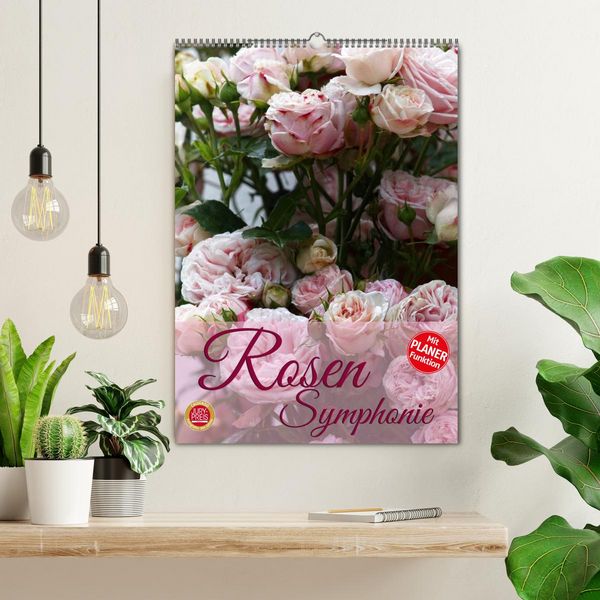 Produktbild: Rosen Symphonie (Wandkalender 2026 DIN A2 hoch), CALVENDO Monatskalender