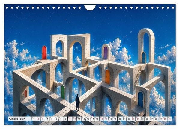 Produktbild: Zwischen Ausgang und Unendlichkeit (Wandkalender 2027 DIN A4 quer), CALVENDO Monatskalender
