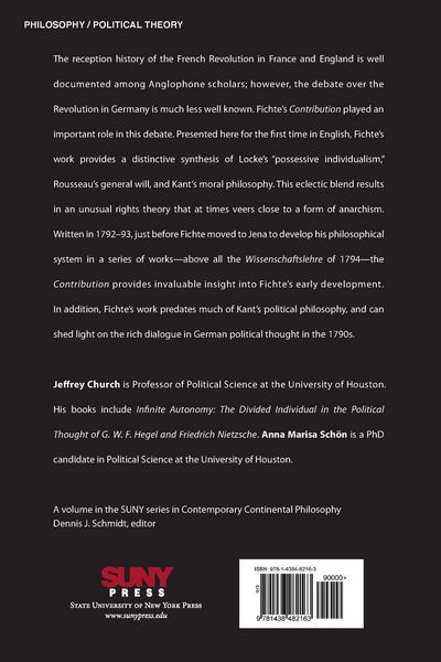Produktbild: Contribution to the Correction of the Public's Judgments on the French Revolution
