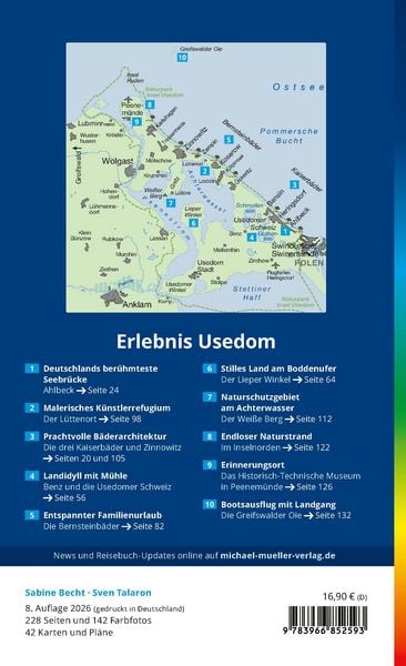 Produktbild: MICHAEL M&Uuml;LLER Reisef&uuml;hrer Usedom