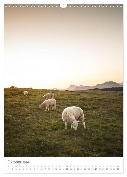 Produktbild: Die Lofoten &ndash; Landschaftsfotografien aus Nordnorwegen (Wandkalender 2026 DIN A3 hoch), CALVENDO Monatskalender