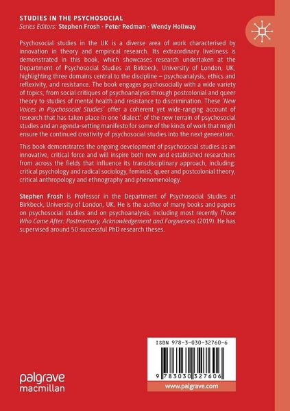Produktbild: New Voices in Psychosocial Studies