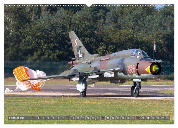 Produktbild: Milit&auml;rjets am Boden (Wandkalender 2026 DIN A2 quer), CALVENDO Monatskalender