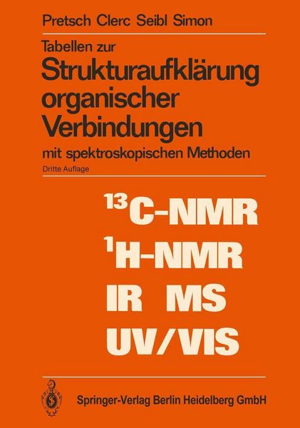 Produktbild: Tabellen zur Strukturaufkl&auml;rung organischer Verbindungen
