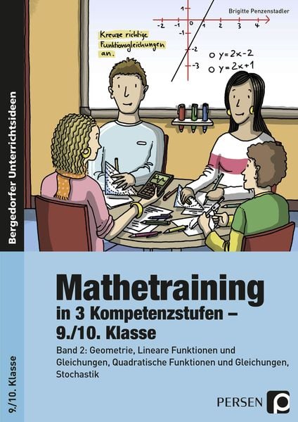 Produktbild: Mathetraining in 3 Kompetenzstufen - 9./10. Klasse