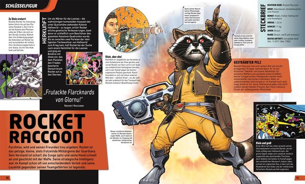 Produktbild: MARVEL Guardians of the Galaxy Helden, Schurken, Schaupl&auml;tze und Geschichten
