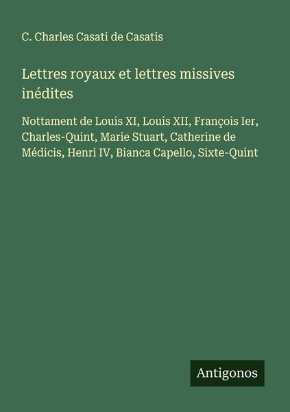 Produktbild: Lettres royaux et lettres missives in&eacute;dites
