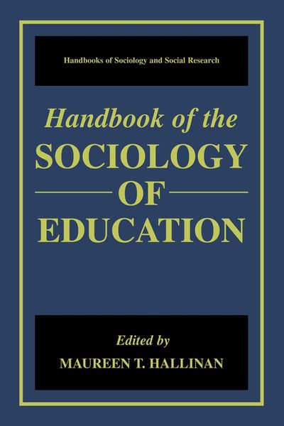 Produktbild: Handbook of the Sociology of Education