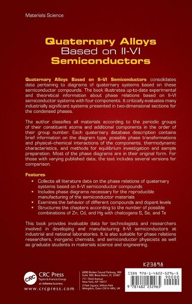 Produktbild: Quaternary Alloys Based on II - VI Semiconductors