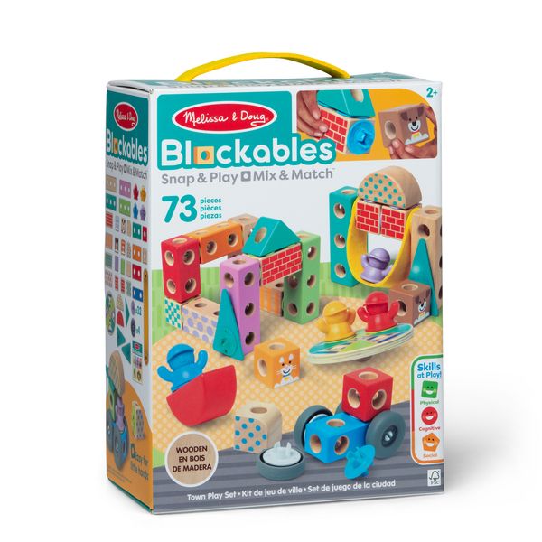 Produktbild: Melissa & Doug Blockables Stadt Bauset
