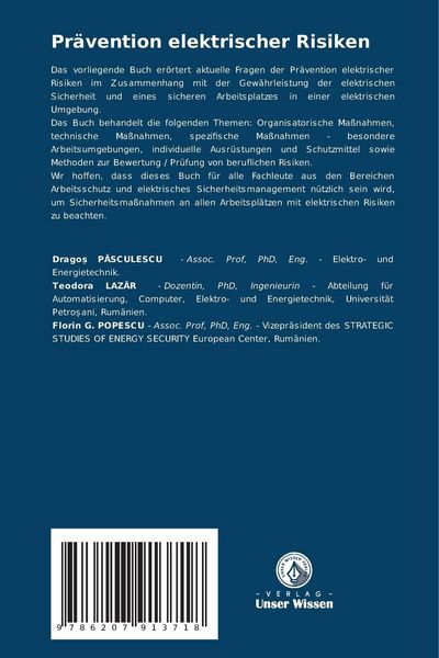 Produktbild: Pr&auml;vention elektrischer Risiken