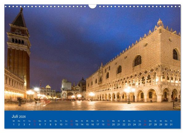 Produktbild: Mein lautloses Venedig (Wandkalender 2026 DIN A3 quer), CALVENDO Monatskalender
