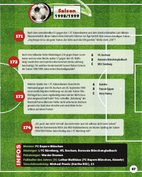 Produktbild: Quiz dich schlau: Das ultimative Bundesliga Fan-Quiz