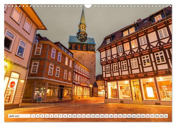 Produktbild: Ein Blick auf Osterode am Harz in Farbe (Wandkalender 2027 DIN A3 quer), CALVENDO Monatskalender
