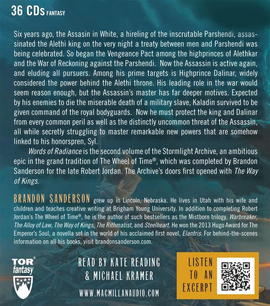 Produktbild: Words of Radiance: Book Two of the Stormlight Archive