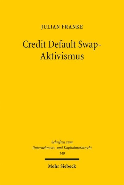Produktbild: Credit Default Swap-Aktivismus