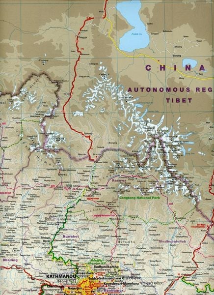 Produktbild: Reise Know-How Landkarte Nepal (1:500.000)