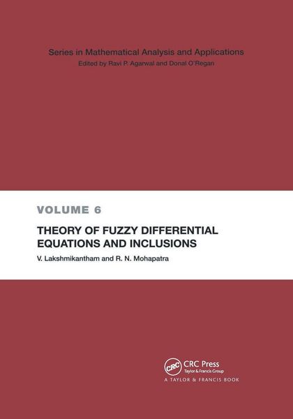 Produktbild: Theory of Fuzzy Differential Equations and Inclusions