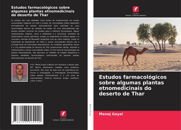 Produktbild: Estudos farmacol&oacute;gicos sobre algumas plantas etnomedicinais do deserto de Thar