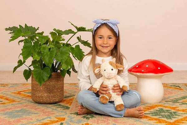 Produktbild: Teddy Hermann 93939 - Kuh Gerda, 32 cm, Herzekind, Pl&uuml;schtier