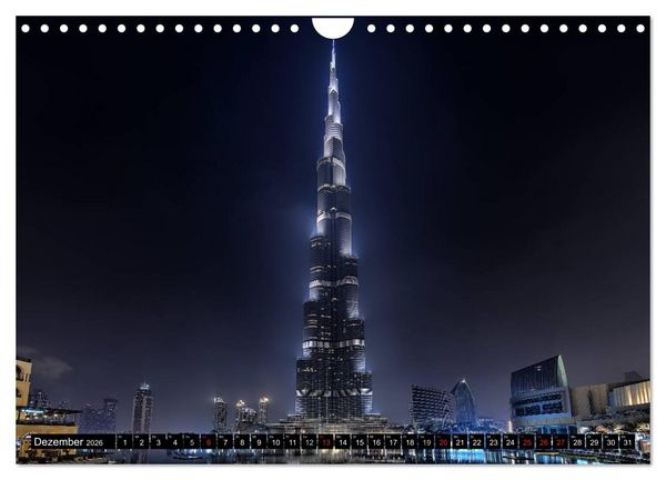 Produktbild: Dubai - City of dreams (Wandkalender 2026 DIN A4 quer), CALVENDO Monatskalender