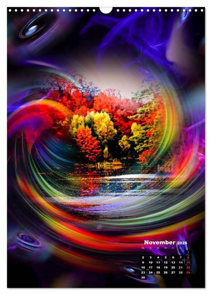 Produktbild: Bl&uuml;hende Fantasie - Digitalkunst (Wandkalender 2026 DIN A3 hoch), CALVENDO Monatskalender