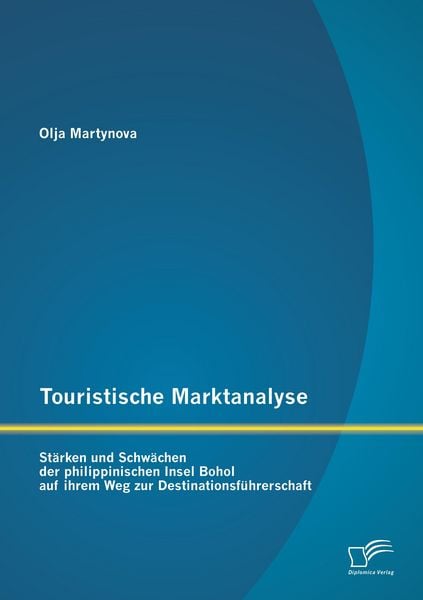 Produktbild: Touristische Marktanalyse: St&auml;rken und Schw&auml;chen der philippinischen Insel Bohol auf ihrem Weg zur Destinationsf&uuml;hrerschaft