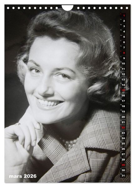 Produktbild: Deux mannequins des ann&eacute;es 1950 - Les jumelles Thea et Helga (Calendrier mural 2026 DIN A4 horizontal), CALVENDO calendrier mensuel