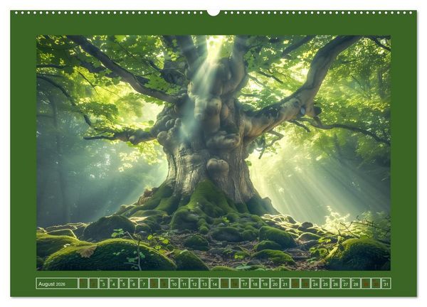 Produktbild: Die Zeitreisenden des Waldes (Wandkalender 2026 DIN A2 quer), CALVENDO Monatskalender