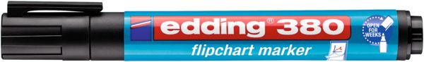 Produktbild: edding 380 Flipchartmarker schwarz
