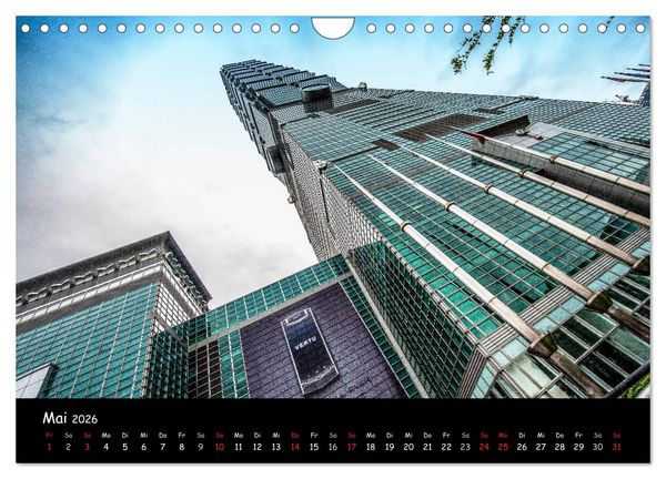 Produktbild: Taipeh, Metropole zwischen Tradition und Moderne. (Wandkalender 2026 DIN A4 quer), CALVENDO Monatskalender