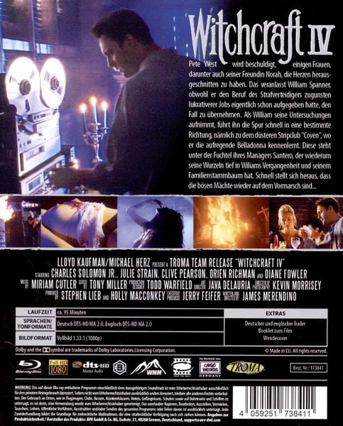 Produktbild: WITCHCRAFT IV - Virgin Heart - COVER A