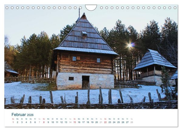 Produktbild: Quer durch Serbien (Wandkalender 2026 DIN A4 quer), CALVENDO Monatskalender