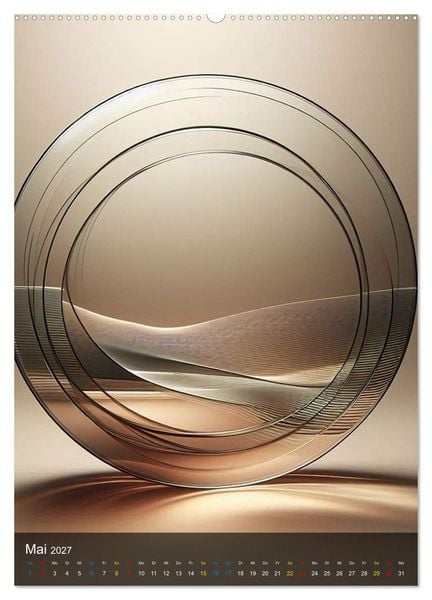 Produktbild: Geometrie der Natur &ndash; Formen, Muster, Strukturen (hochwertiger Premium Wandkalender 2027 DIN A2 hoch), Kunstdruck in Hochglanz