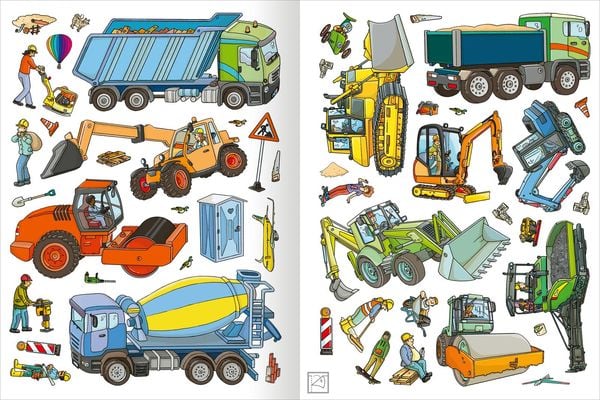 Produktbild: Das superdicke Stickerheft &ndash; Fahrzeuge
