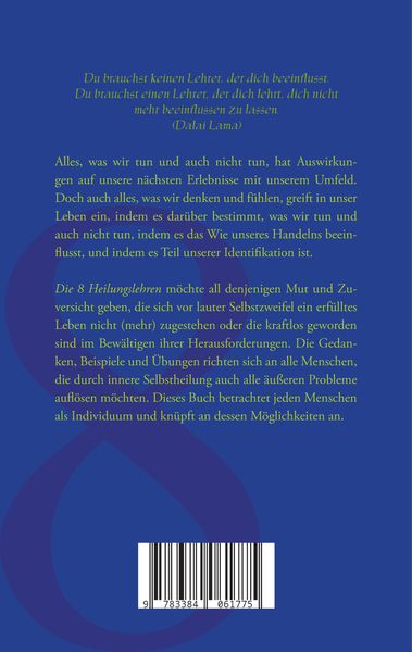 Produktbild: Die acht Heilungslehren