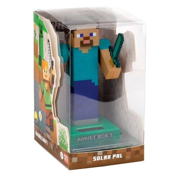 Produktbild: Minecraft Steve Solar Pal Wackelfigur