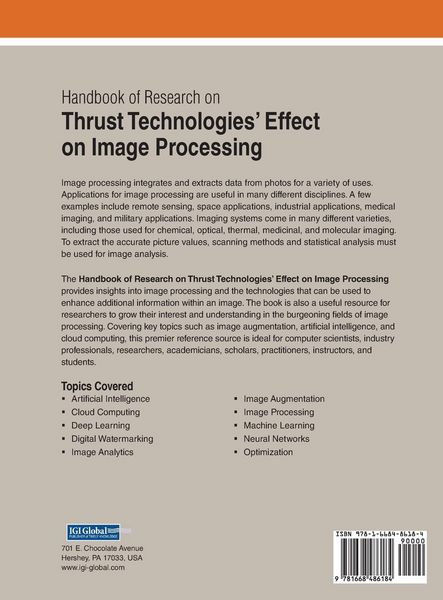 Produktbild: Handbook of Research on Thrust Technologies' Effect on Image Processing