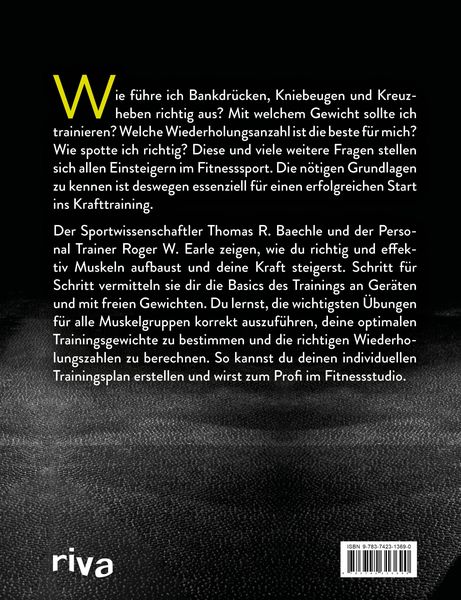 Produktbild: Krafttraining &ndash; Das Handbuch f&uuml;r Einsteiger