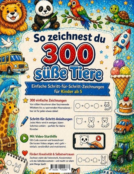 Produktbild: Mikulaschek, D: So zeichnest du 300 s&uuml;&szlig;e Tiere