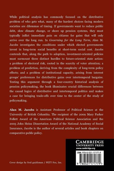 Produktbild: Governing for the Long Term
